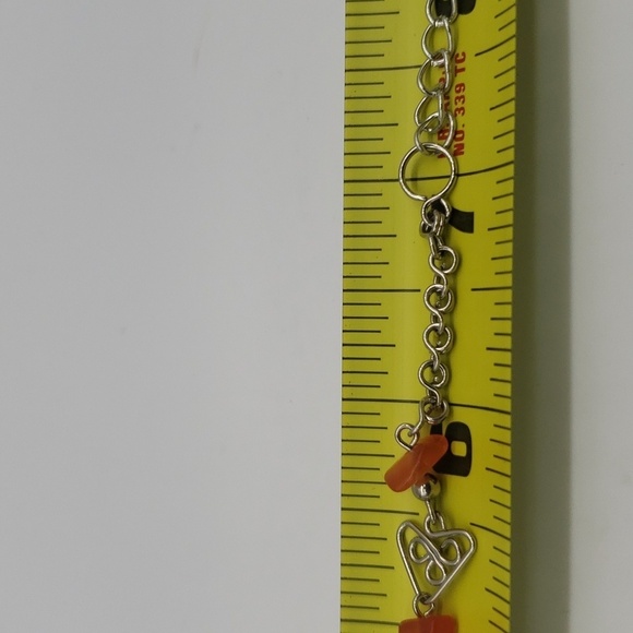 278- Llama Bracelet With Chips Stones Handmade NWT - Picture 4 of 5